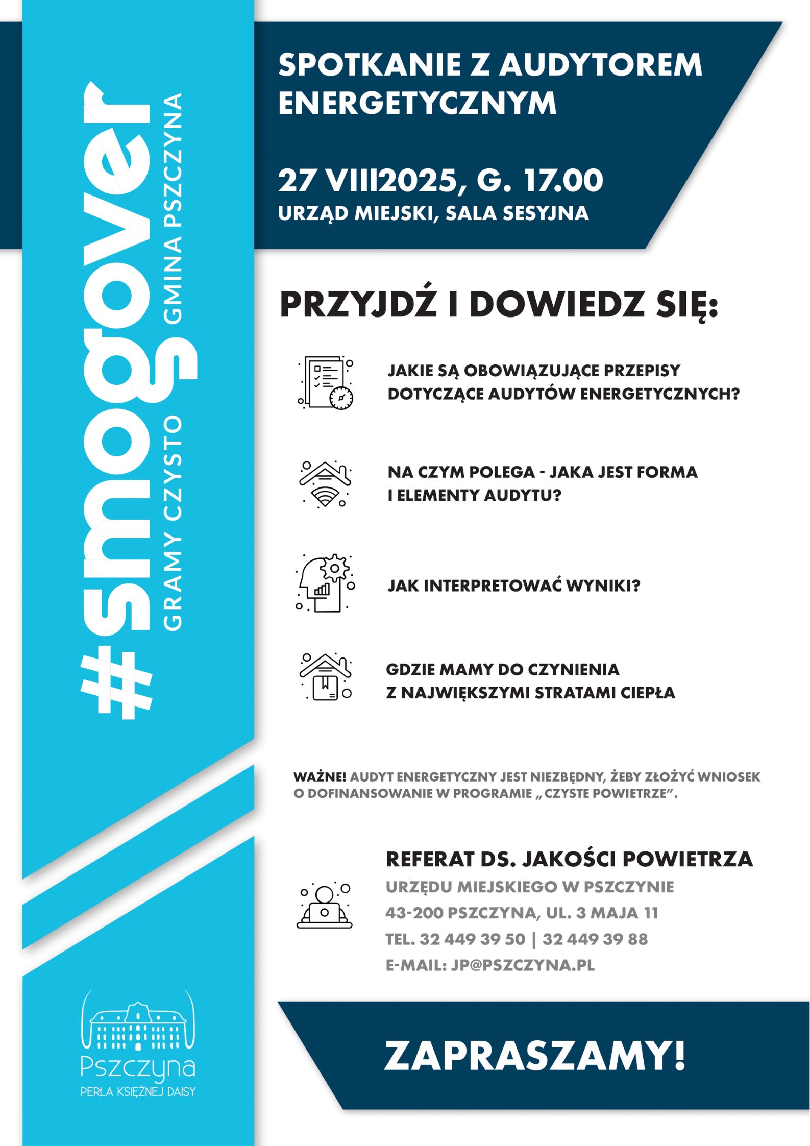 Spotkanie informacyjne dla mieszkańców z audytor
